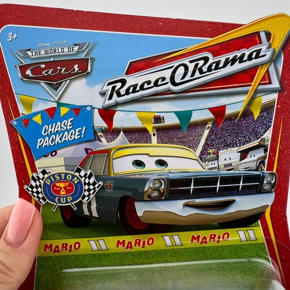 Disney Cars Race O Rama Mario Andretti #97 Red Ticket 2009 NIB Minor Wear - Picture 3 of 6